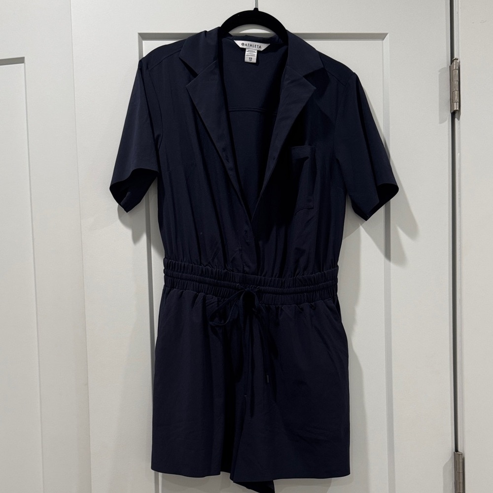 Athleta Navy Jumpsuit